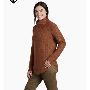 Kuhl Women's Brown Turtleneck Sweater